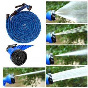 Furtun extensibil de gradina de 60 metri + Accesoriu pentru stropit