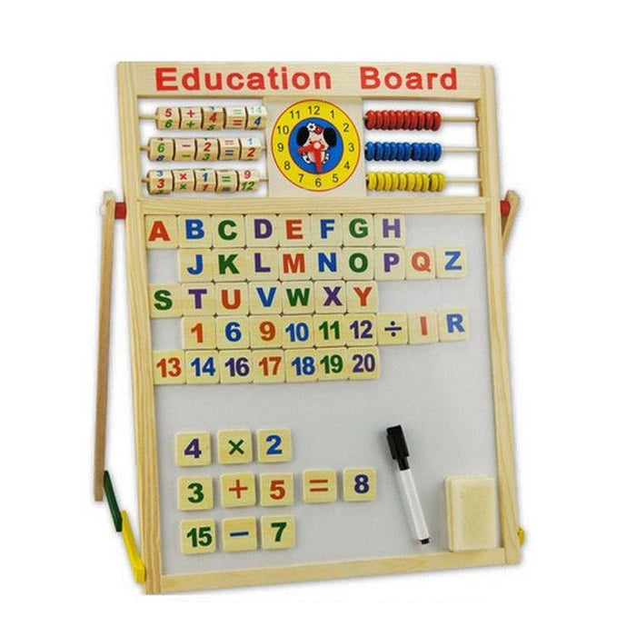 Tabla educativa multifunctionala pentru copii 40 x 40 cm.