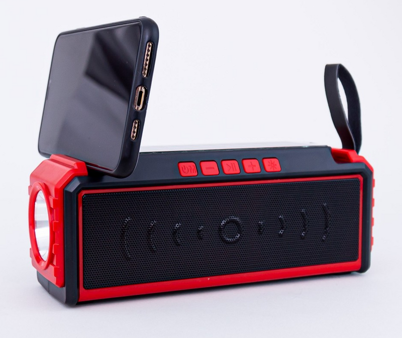 Boxa portabila MF-209 bluetooth, usb, incarcare solara pentru lanterna.