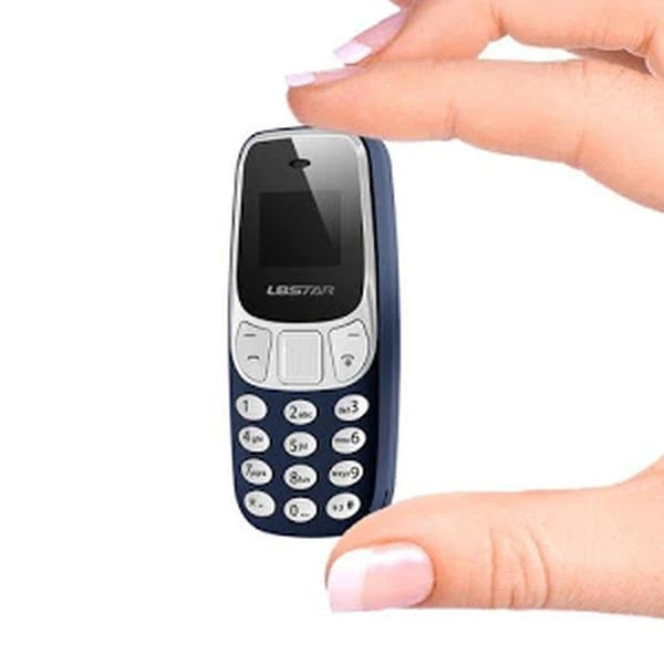 Mini telefon mobil, Dual SIM, OLED, 7 cm, 30 grame, 350mAh