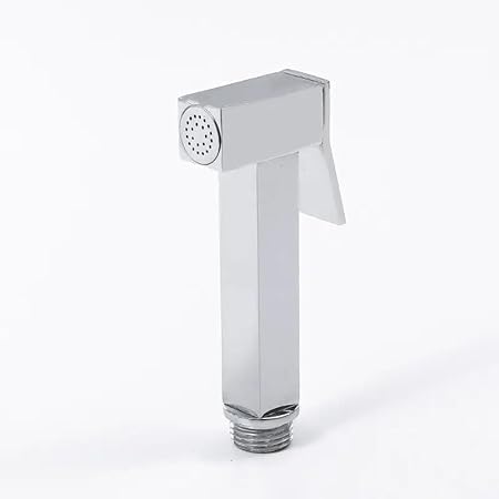 Duș Igienic Manual din Metal – Finisaj Cromat, Design Pătrat Modern, vst106