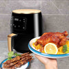 Friteuza cu Aer Cald, Fara Ulei, 6L, 2400W, Functie de Coacere, Carte cu retete inclusa, 100 Bucati hartie de copt Cadou