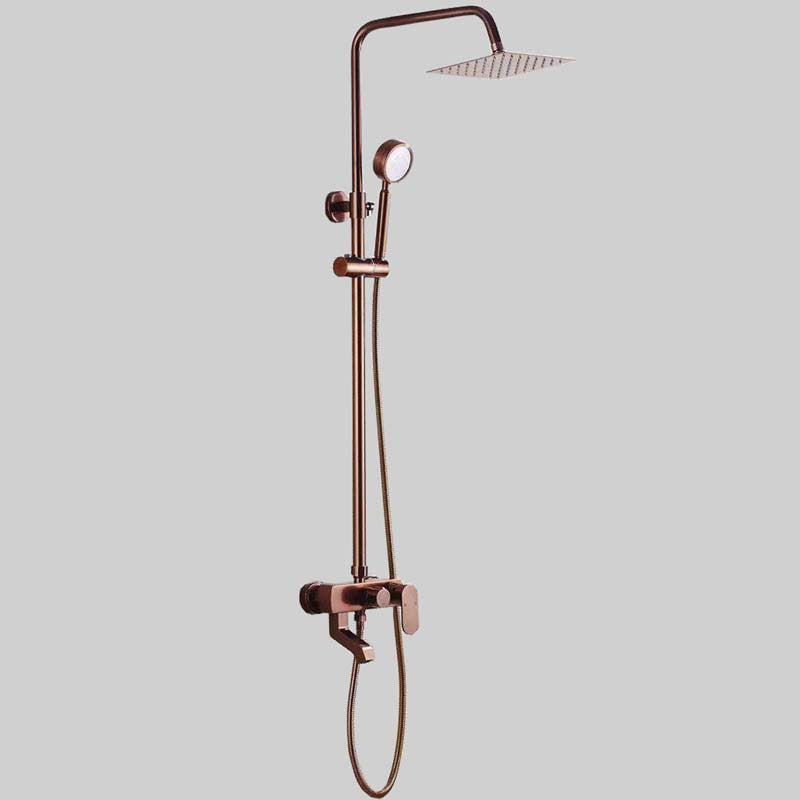 Set Duș Rose Gold – Design Simplu și Elegant pentru Baie Modernă, Vst103