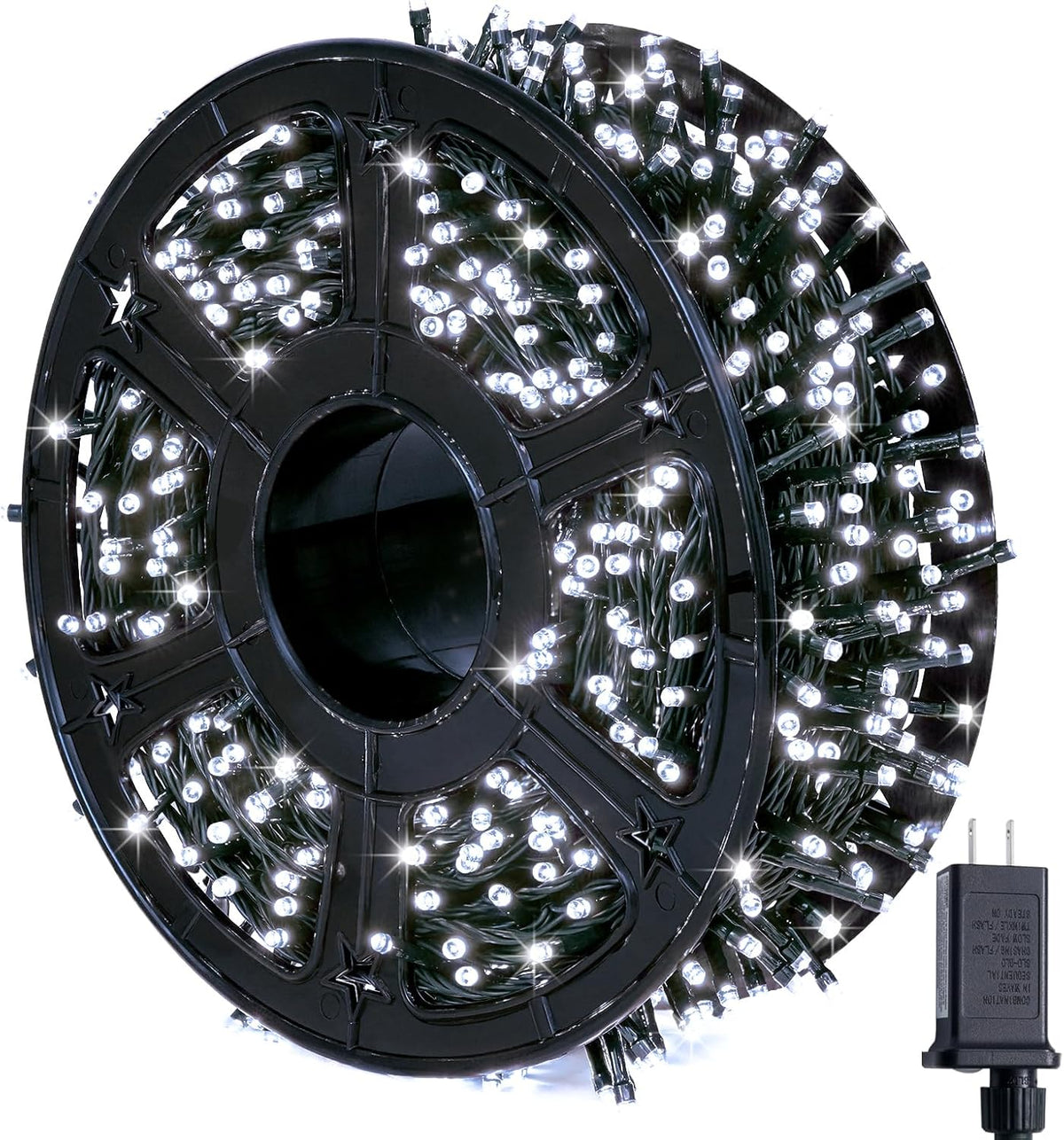 Instalatie tip Rola, 100Metri cu 500LED-uri forma diamant Rezitent la umezeala, Culoare multicolor