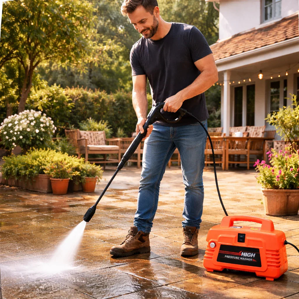 Spălătorie Electrică 1500W, 140 Bar, 6 L/Min – Curățare Auto și Exterior