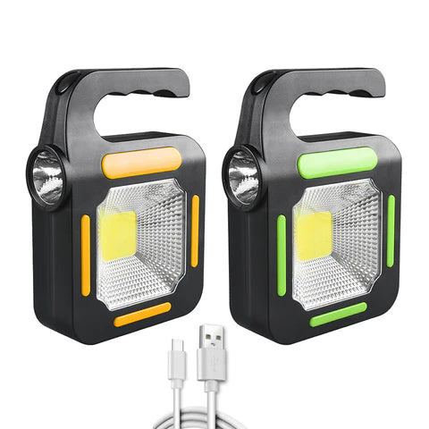 Lanterna solara COB LED, portabila pentru camping