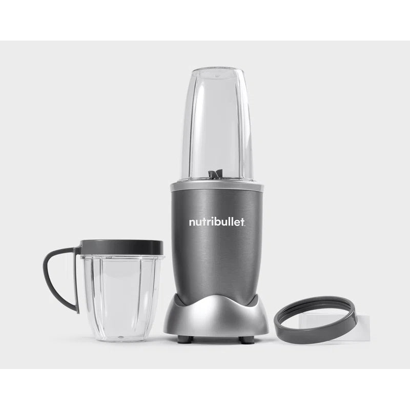 Blender Nutribullet Original, 600 W, 1 viteza, cupa inalta 0.7l, Argintiu