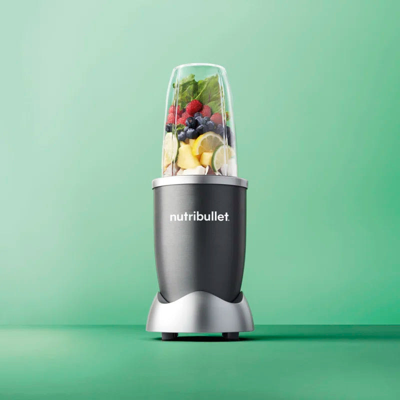 Blender Nutribullet Original, 600 W, 1 viteza, cupa inalta 0.7l, Argintiu