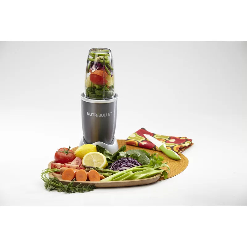 Blender Nutribullet Original, 600 W, 1 viteza, cupa inalta 0.7l, Argintiu