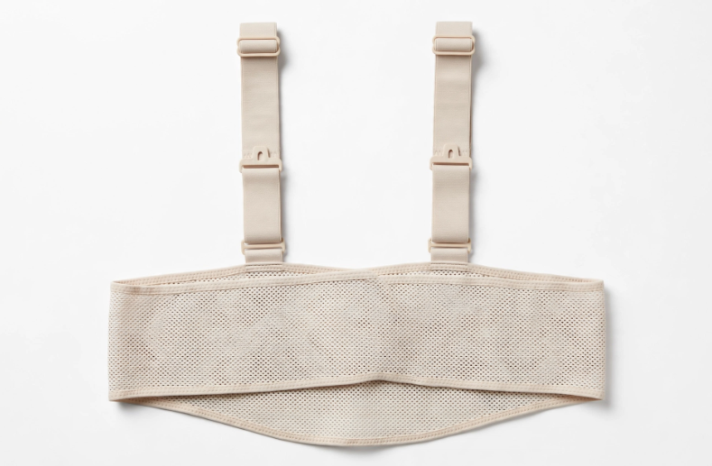 Centură pentru gravide, elastică, respirabilă, susținere abdominală, crem