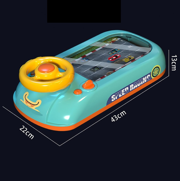 Simulator de Curse Auto pentru Copii cu Volan – Car Racing Adventure