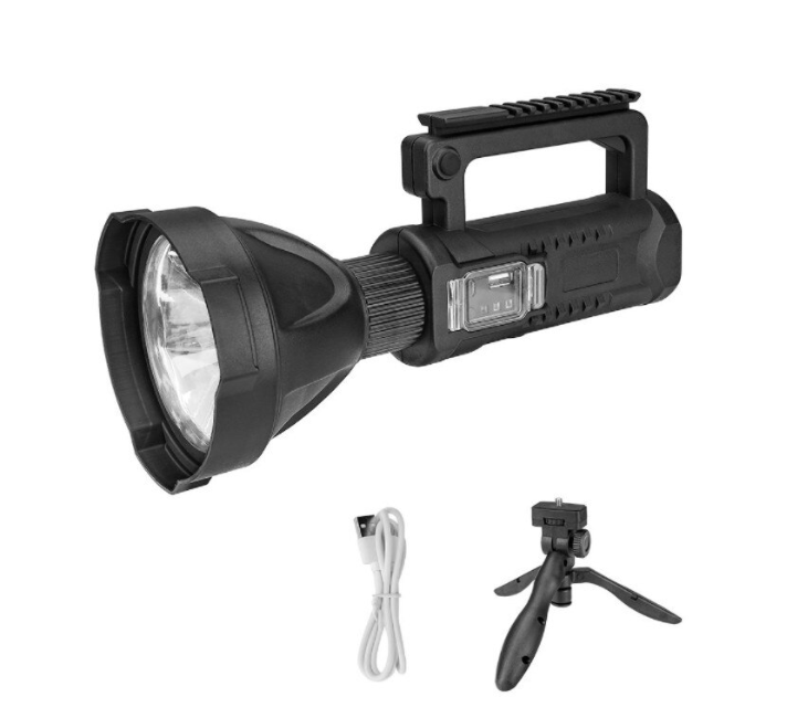 Lanternă LED Multifuncțională, Powerbank, 4 Moduri Iluminare + Trepied