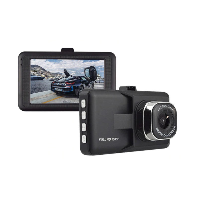 Full HD 1080P Car Dash Cam DVR with 3-Inch Display and G-Sensor