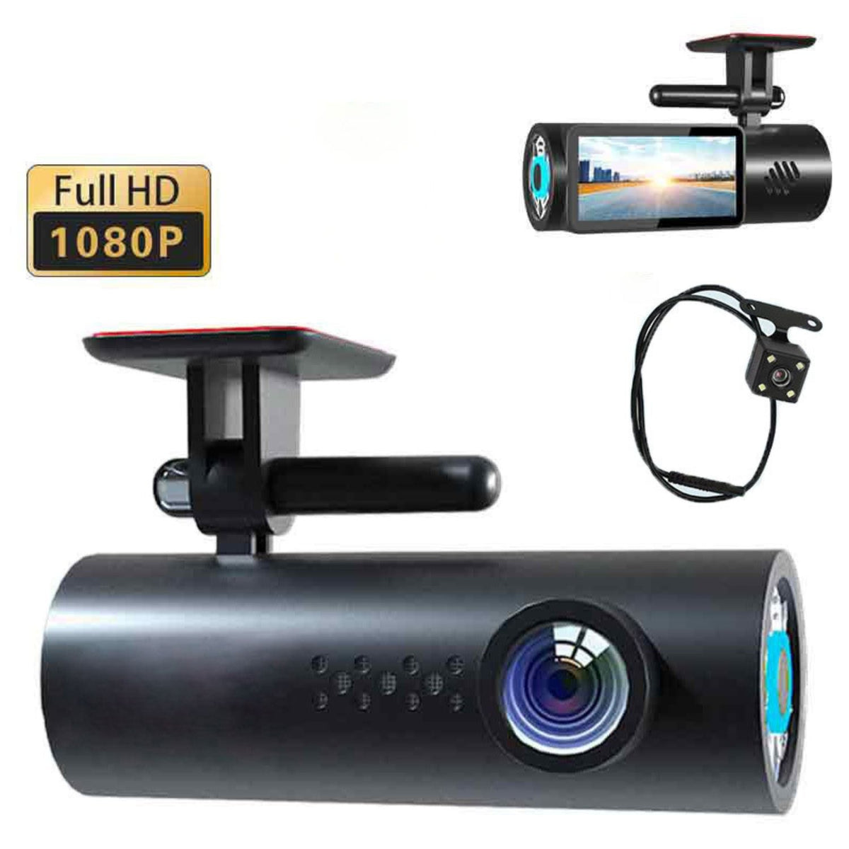 HD WiFi Car DVR Camera with Night Vision and Loop Recording