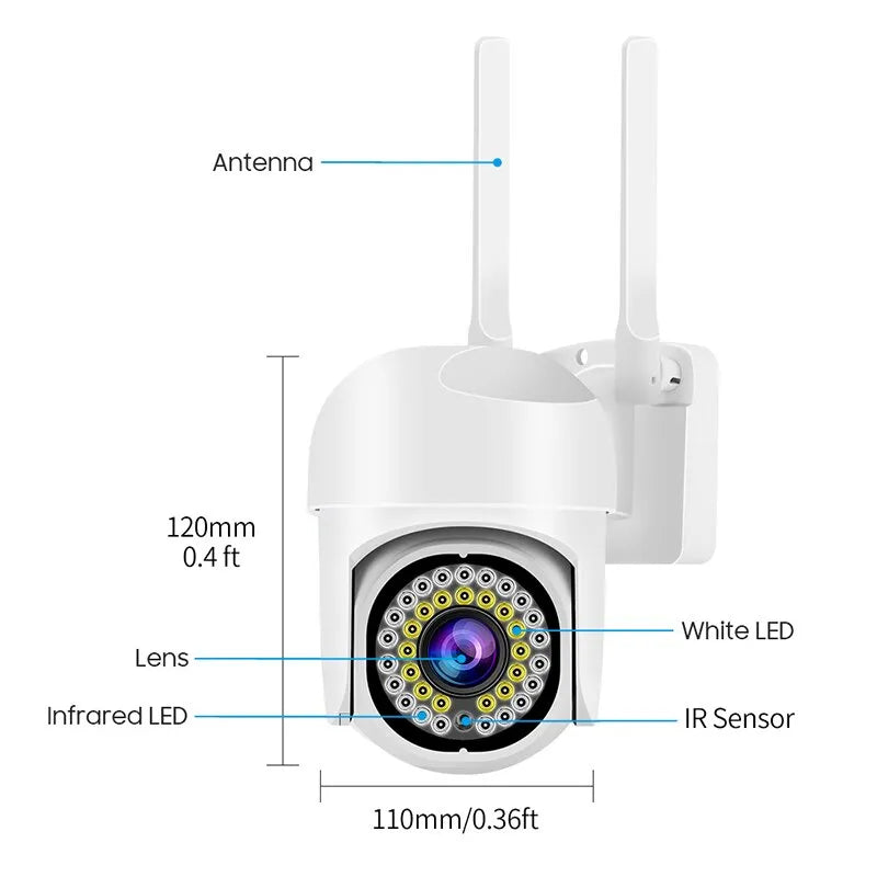 2 Camere de supraveghere WIFI, Marca JORTAN® + Card memorie Cadou inclus