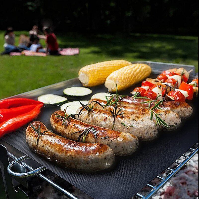 Set de 4 Folii pentru gratar, anti-aderent Grill&Bake