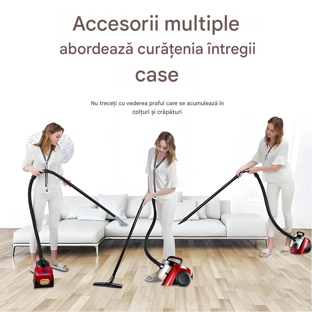 Aspirator fara sac, capacitate de 2 litri, putere de 1000W