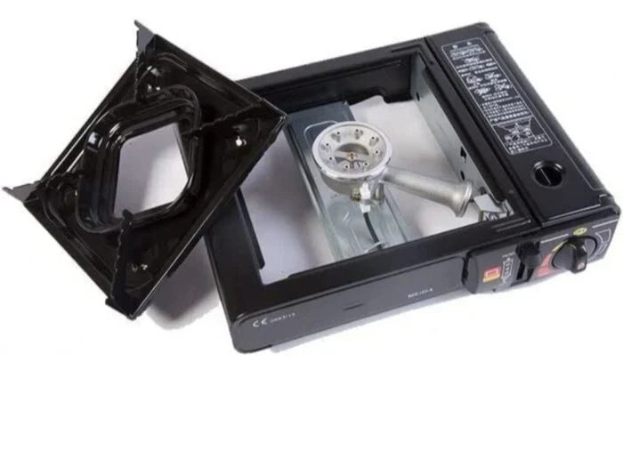 Aragaz Camping Portabil cu Aprindere Automată, Ușor și Compact, Perfect pentru Outdoor și Călătorii