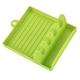 Suport din plastic pentru spatule si capac, 12.7 x 14 cm, Verde.