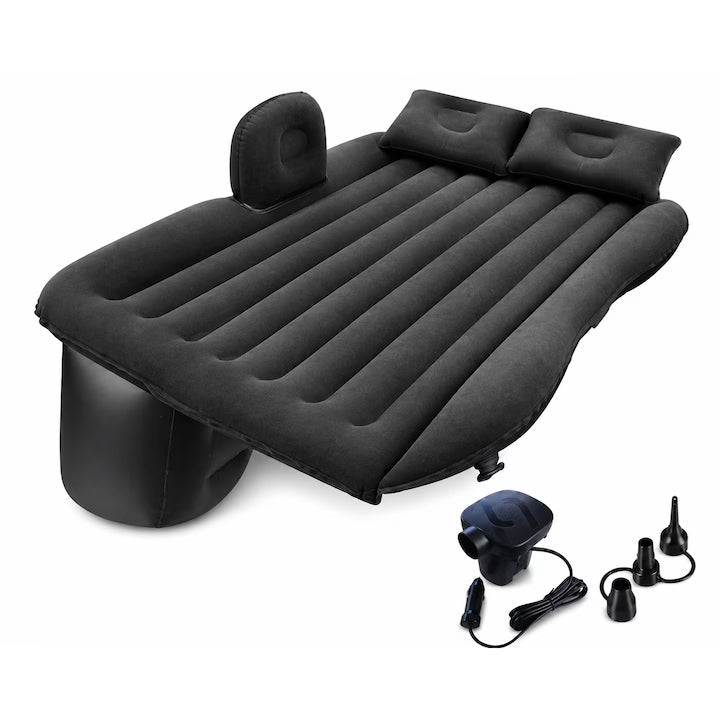 Saltea Gonflabilă pentru Mașină Couch Air – Pat Auto Confortabil cu Pompă Inclusă, 135×86×40 cm