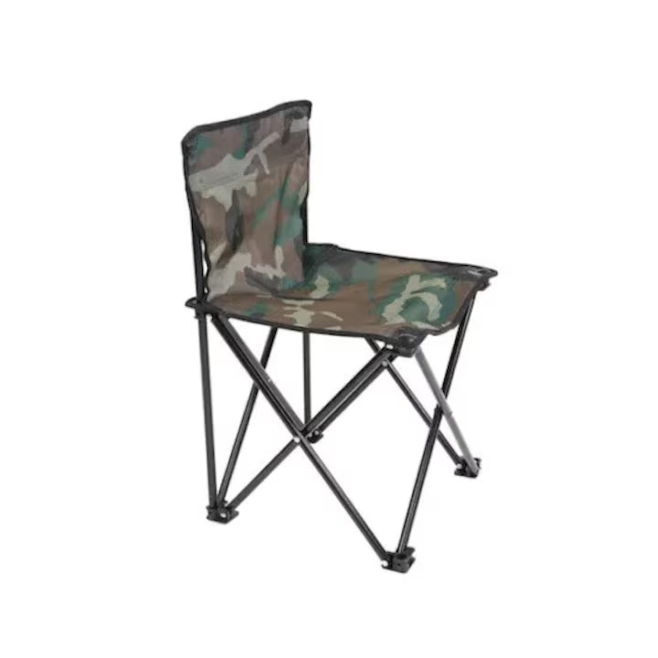Set Masă și 2 Scaune Pliabile pentru Camping, Pescuit și Picnic, Geantă de Transport Inclusă
