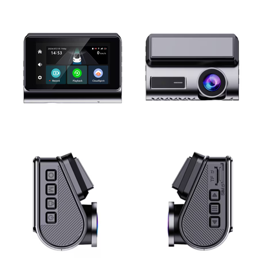 Camera Auto DVR 4G 2K cu Monitorizare Parcare si Camere Fata-Spate