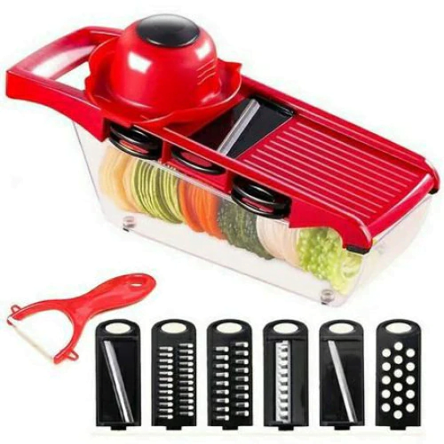 Set Razatoare si feliator legume si fructe Mandoline 10 in 1 SLICER, AisHa StoRe OnliNe