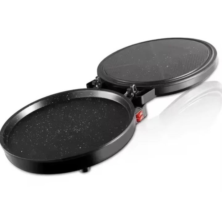 Aparat pentru Pizza 1600W, Diametru 30 cm, Termostat Reglabil, Alb