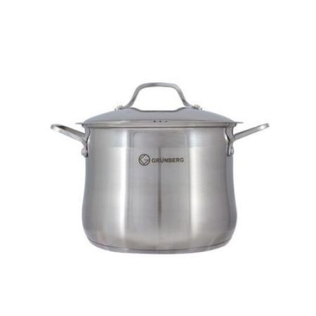 Oala inox cu capac 20cm, 5.5 litri,GRUNBERG