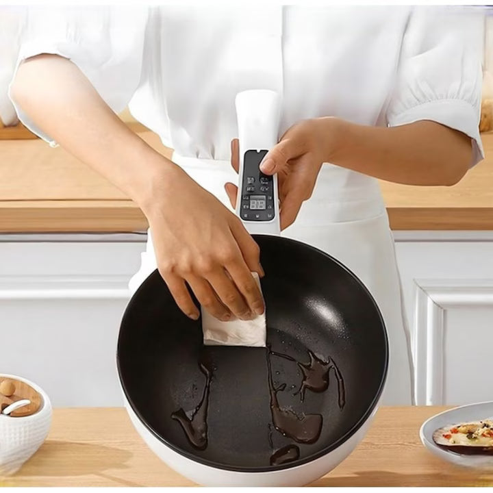 Tigaie Electrică Inteligentă MIGAS 26 cm, Multifuncțională, Înveliș Antiaderent, Control Digital, Timer, Capac Inclus, Pentru Prăjire, Fierbere și Gătire la Abur