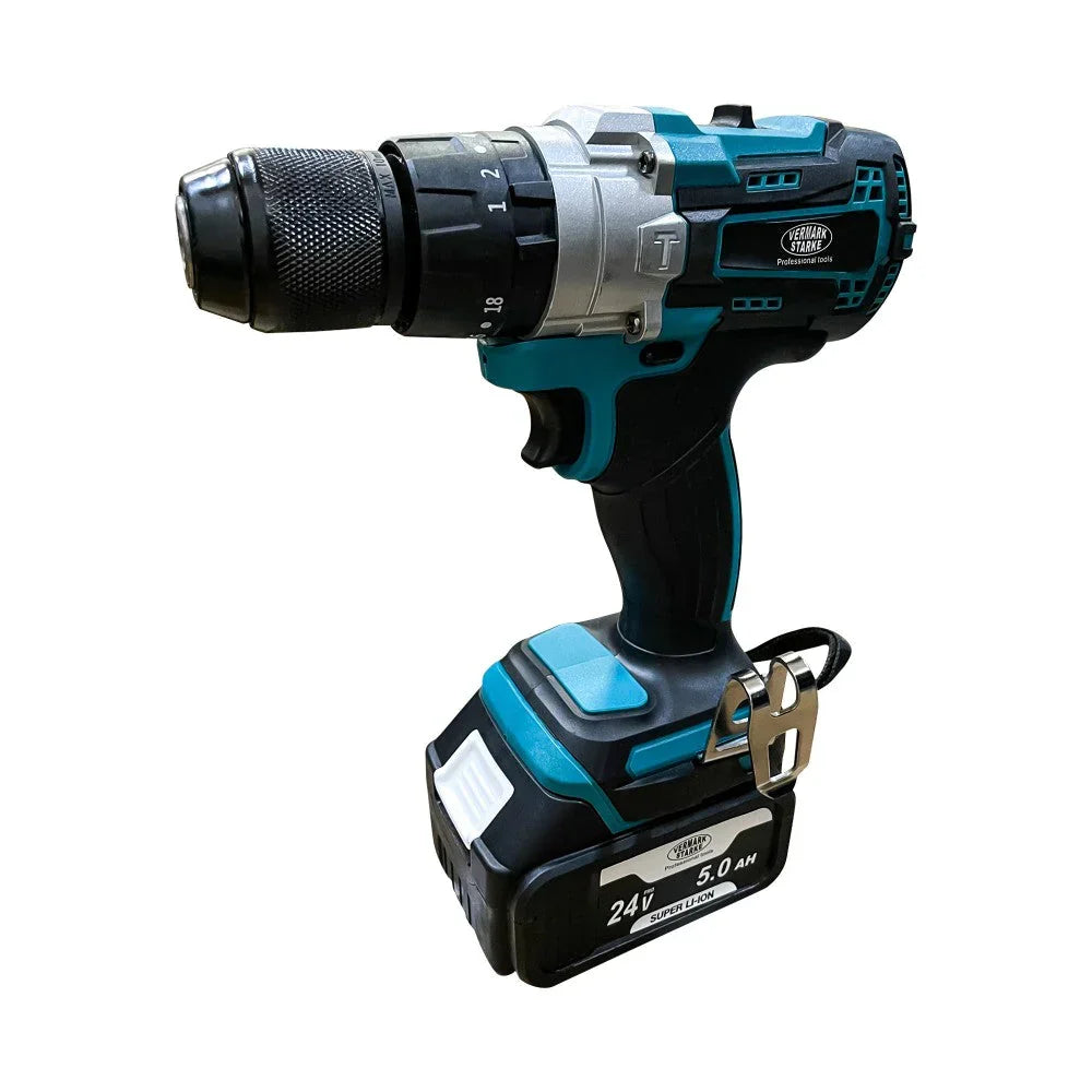 Trusă Scule Profesionale 4 în 1 cu Acumulator – Autofiletantă, Polizor, Rotopercutor, Cheie Impact