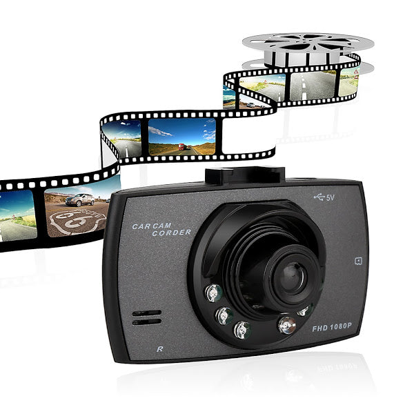 Full HD 1080P Car Dash Cam with 2.4 Inch LCD, Night Vision, and G-Sensor