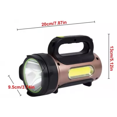 Lampă solară reîncărcabilă de mână pentru camping Lampă lanternă 10W cu 40 LED