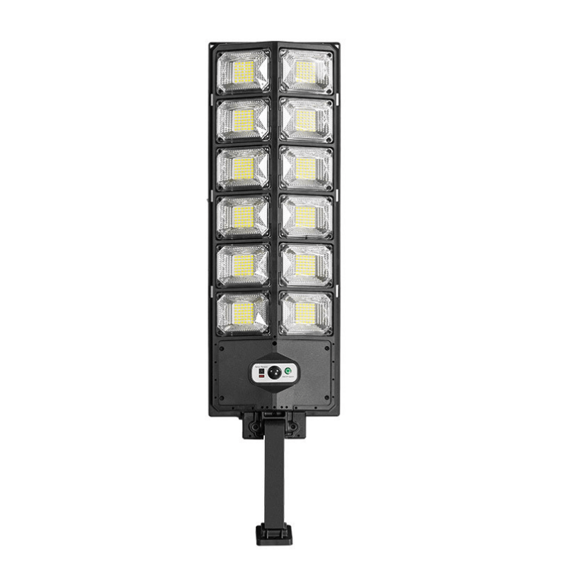 Lampa LED solara cu senzor de miscare si fixare pe perete, exterior rezistent la umezeala si praf, 360 LEDs cu telecomanda de control- (W789-6)