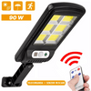 SET 4 X Lampa solara 90W COB cu telecomanda + Lanterna CADOU