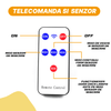 SET 4 X Lampa solara 90W COB cu telecomanda + Lanterna CADOU