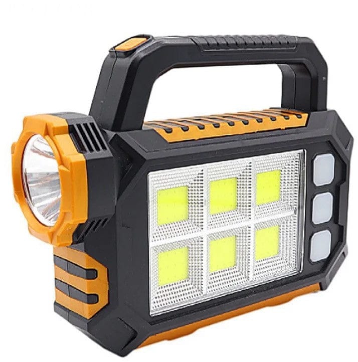 Lanterna cu lampa solara 6 LED COB, 1200 mAh, USB