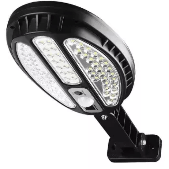 Lampa solara 30w,100LED ,cu senzor de miscare, panou solar incorporat , suport si telecomanda HB-8288A