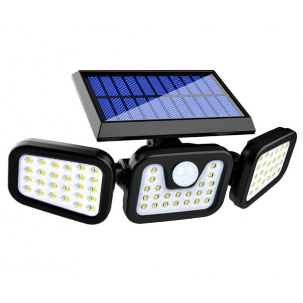 Lampa solara cu senzor de miscare, 74 LED-uri